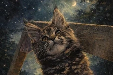 Maine Coon kitten Alisa StarPaws, litter A, 28.03.2017