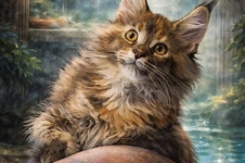 Maine Coon kitten Bella StarPaws, color f 25, litter B, 23.12.2017