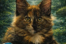 Maine Coon kitten Belochka StarPaws, color f 25, litter B, 23.12.2017