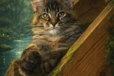 Maine Coon kitten Bony StarPaws, color f 25, litter B, 23.12.2017
