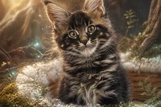 Maine Coon kitten Churchill StarPaws, color n 22, litter C, 26.07.2018