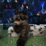Maine Coon kitten Fortuna StarPaws, color f, litter F, 24.04.2019