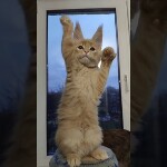 Maine coon kitten Kira video 1